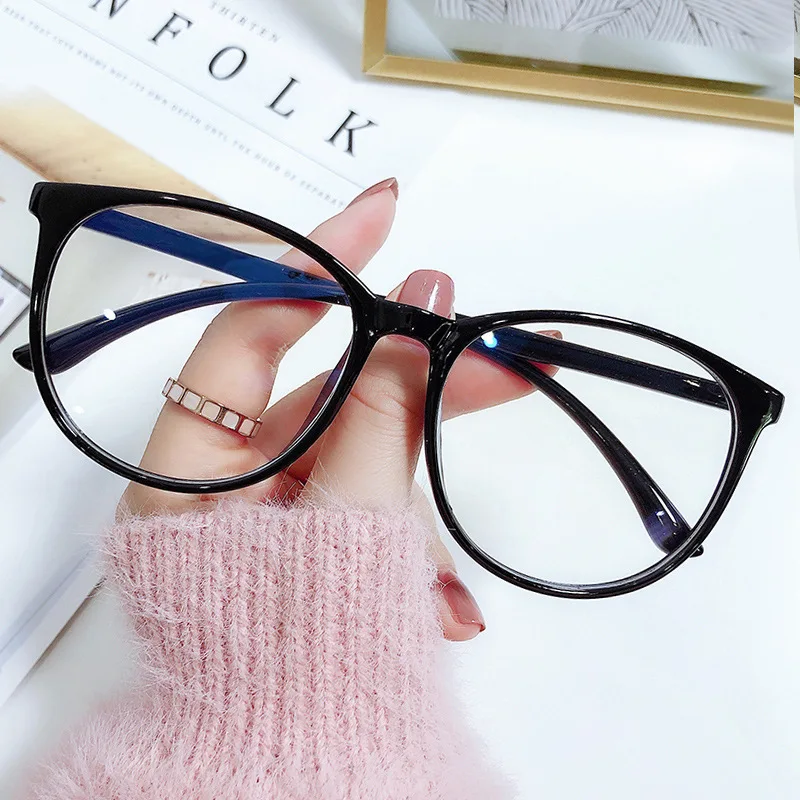Nuevo Montura grande, gafas antiluz azul, gafas de lectura, estilo