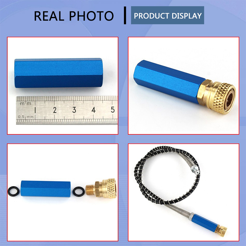 High Pressure Pump Small Filter M10 40Mpa 400Bar Water-Oil Separator Air Compressor Air Filtering 8MM Quick Connector 50CM Hose