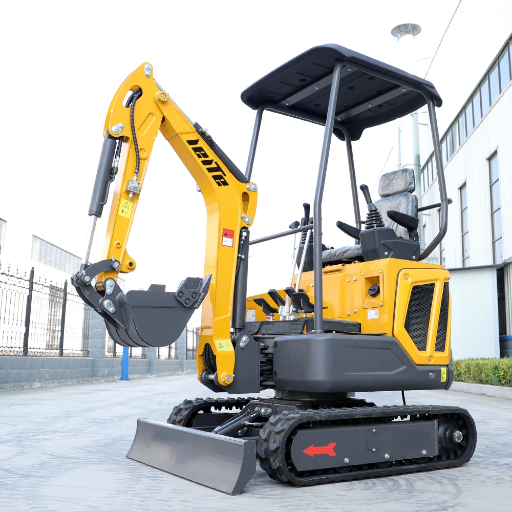 Diesel Engine Mini Digger Small Excavator Hydraulic Mini Compact 2.5 Ton Excavator With Crawler Rubber Chassis Customization