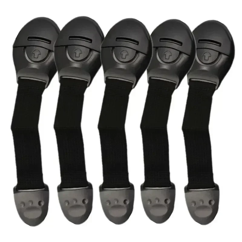 เด็กความปลอดภัยป้องกันล็อคประตูตู้ลิ้นชักตู้เย็นห้องน้ําล็อคเด็ก Security Protector ป้องกันไนลอนล็อคความปลอดภัย