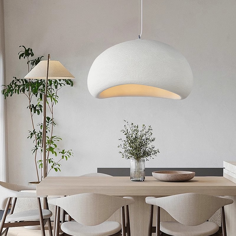 Luces colgantes nórdicas Wabi Sabi E27, candelabro para comedor y dormitorio, lámpara suspendida para Bar, decoración del hogar, accesorio de iluminación colgante para Loft
