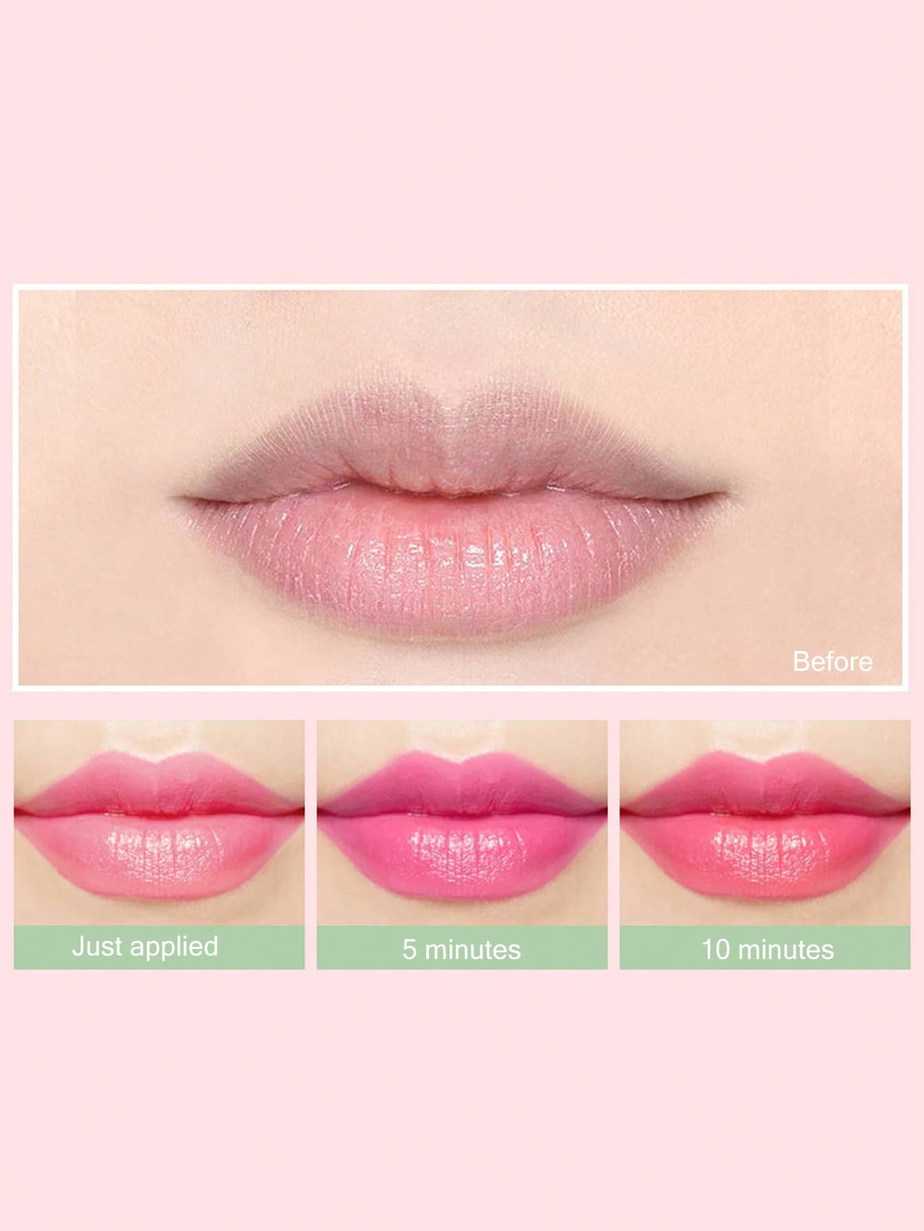 Balsam do ust zmieniający kolor Aloe Vera, nawilżający, naprawczy, wodoodporny, przeciw wysuszeniu, aktywowany temperaturą pomadka nawilżająca