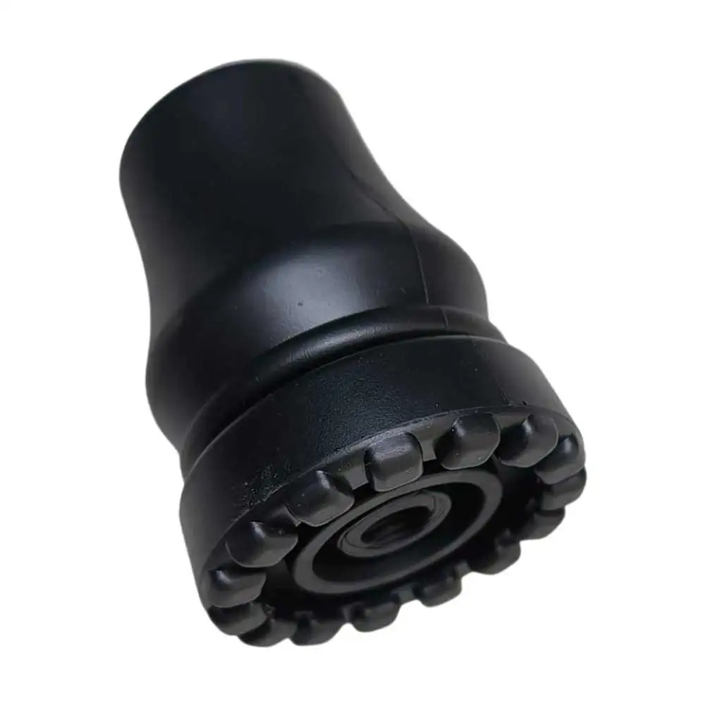 Rubber Cane Tips Heavy Duty Walking Cane Tips Black Sturdy Replacement for Seniors Walking Stick, Safety Cane Crutch Accessories