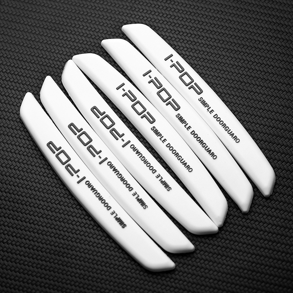 6 Stuks Auto Deur Randbescherming Guards Buffer Sierlijst Bescherming Strip Krasbeschermer Autodeur Crash Bar voor Audi BMW