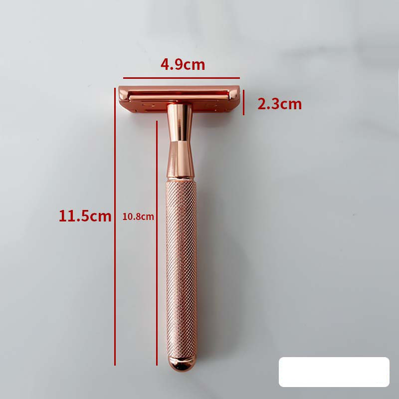 Old Style Shaver, Manual Shaver, Retro Beard Blade, Stainless Steel Double-sided Blade, Shaving Razor oneblade