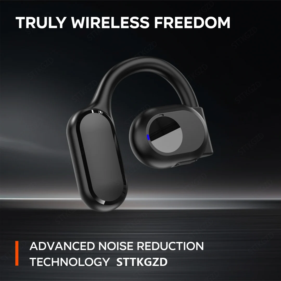 Słuchawki bezprzewodowe Bluetooth z przewodnictwem powietrznym, z mikrofonem, zestaw słuchawkowy z redukcją szumów do prowadzenia samochodu, Audifonos