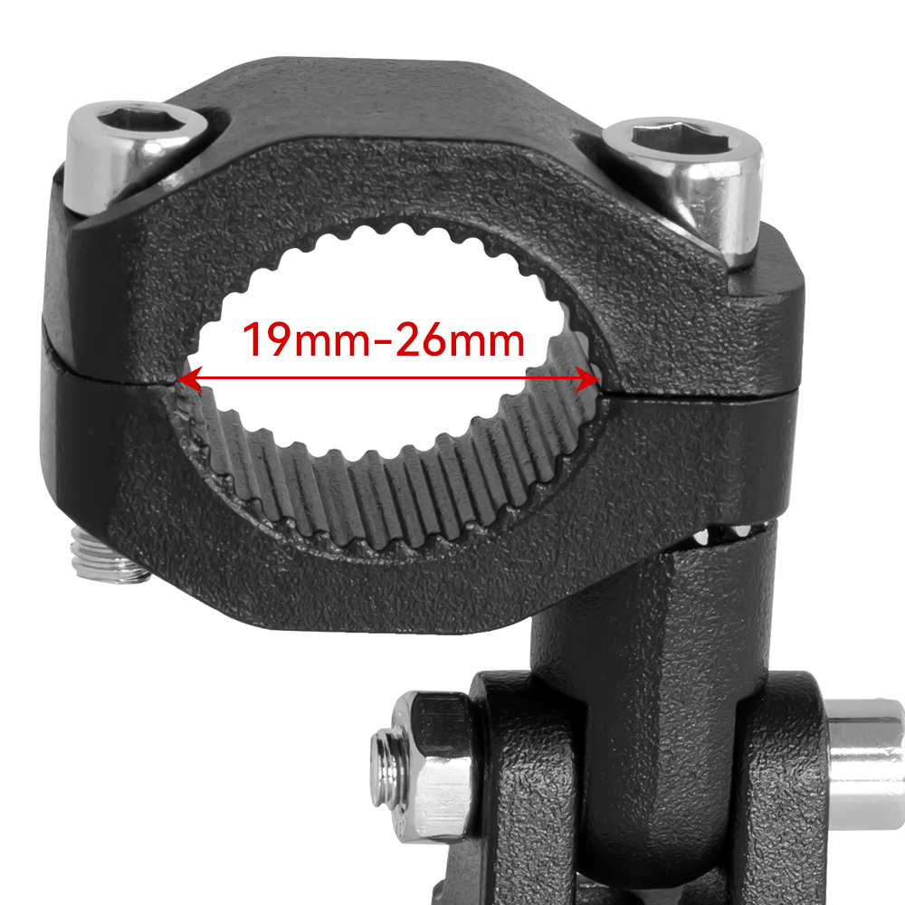 Motorcycle LED Headlight Spotlight Mount Bracket Adjustable Fog Light Auxiliary Lamp Bumper Clamps Holder Motorcycle Accessories