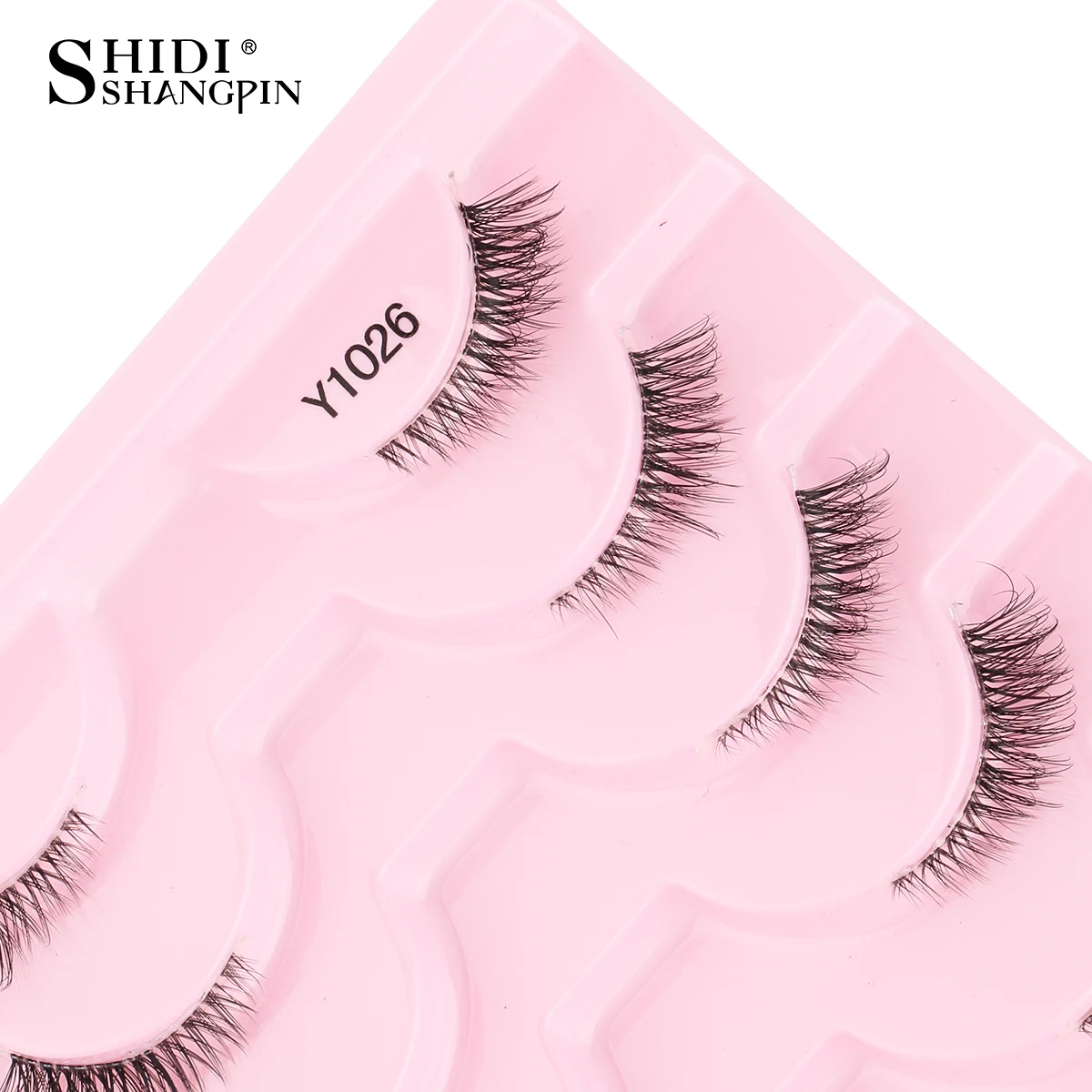 Half Eyelashes False Lashes 10-5 Pairs Cat Eye Eyelashes Eyelash Extension 3D Mink Half Lash Natural Makeup faux Cils maquiagem