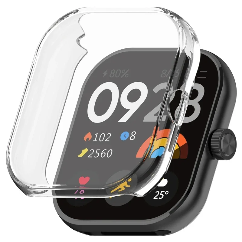 เคสซิลิโคนนิ่ม TPU สำหรับ redmi Watch 3 Active 3 Lite สมาร์ทวอชแบนด์ป้องกันหน้าจอสำหรับ Xiaomi redmi Watch 3