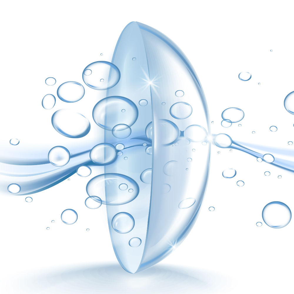 Lentes de contacto de dioptrías para miopía, lentes de contacto con prescripción de energía para miopía, lentes para el cuidado de la salud con grado