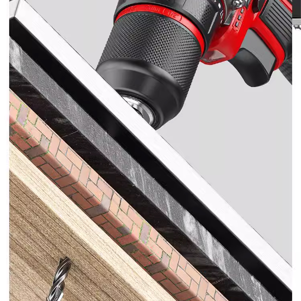 Perceuse électrique sans balais, perceuse à percussion sans fil, mandrin à cliquet en métal, perceuse à main électrique, tournevis électrique domestique