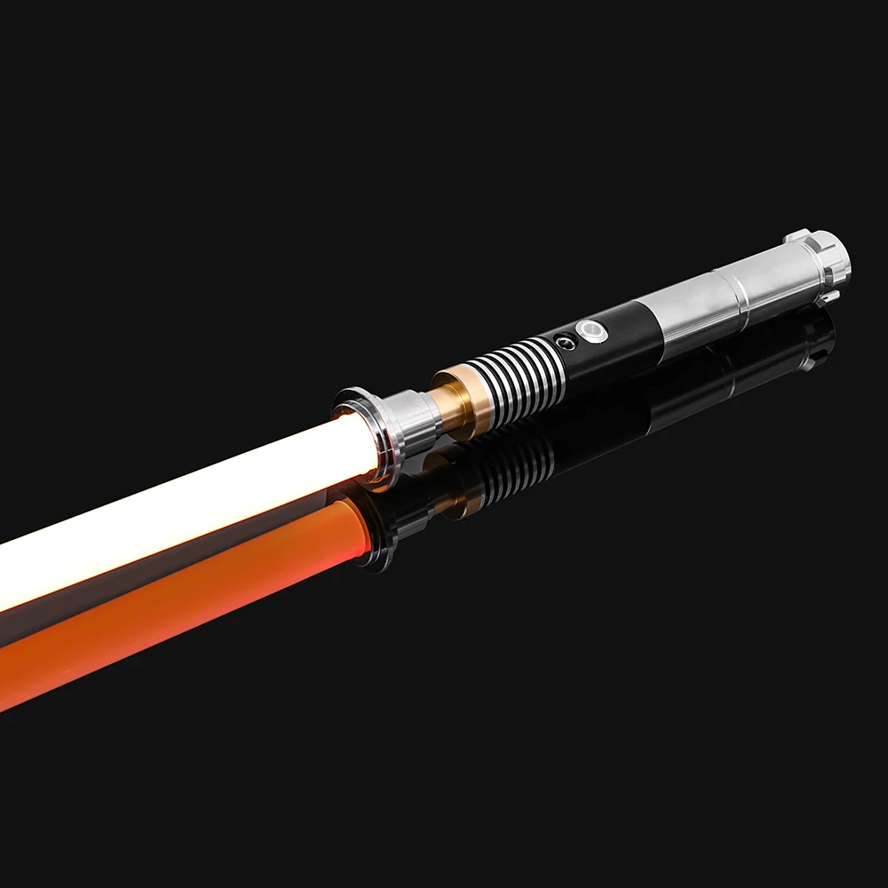 Luke RGB 16 Color Variable Metal Handle Lightsaber With Hitting Sound Effect FX Duel Lightsaber Metal Aluminum Handle Lightsaber