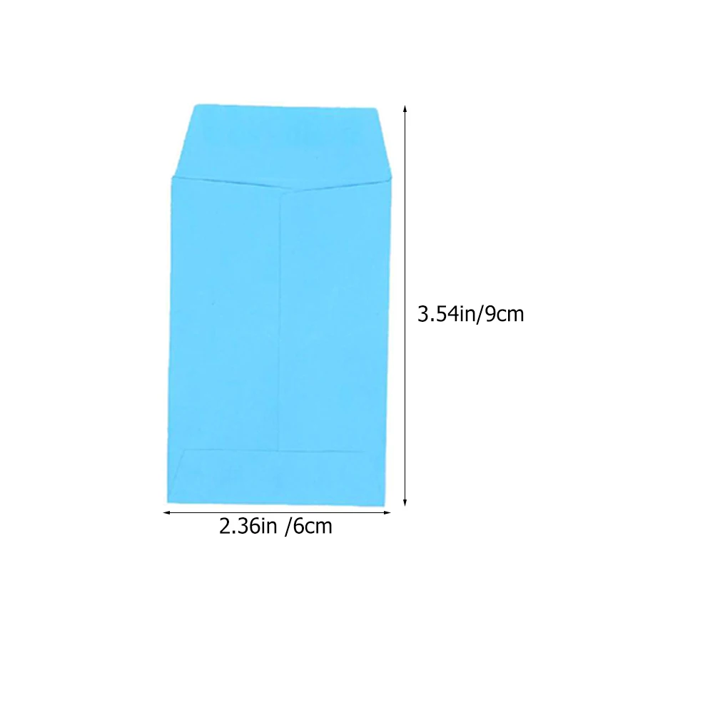 50pcs Small Cash Envelopes Colorful Money Envelopes Paper Letter Envelopes Card Packing Blank Envelopes Colorful Writing Papers