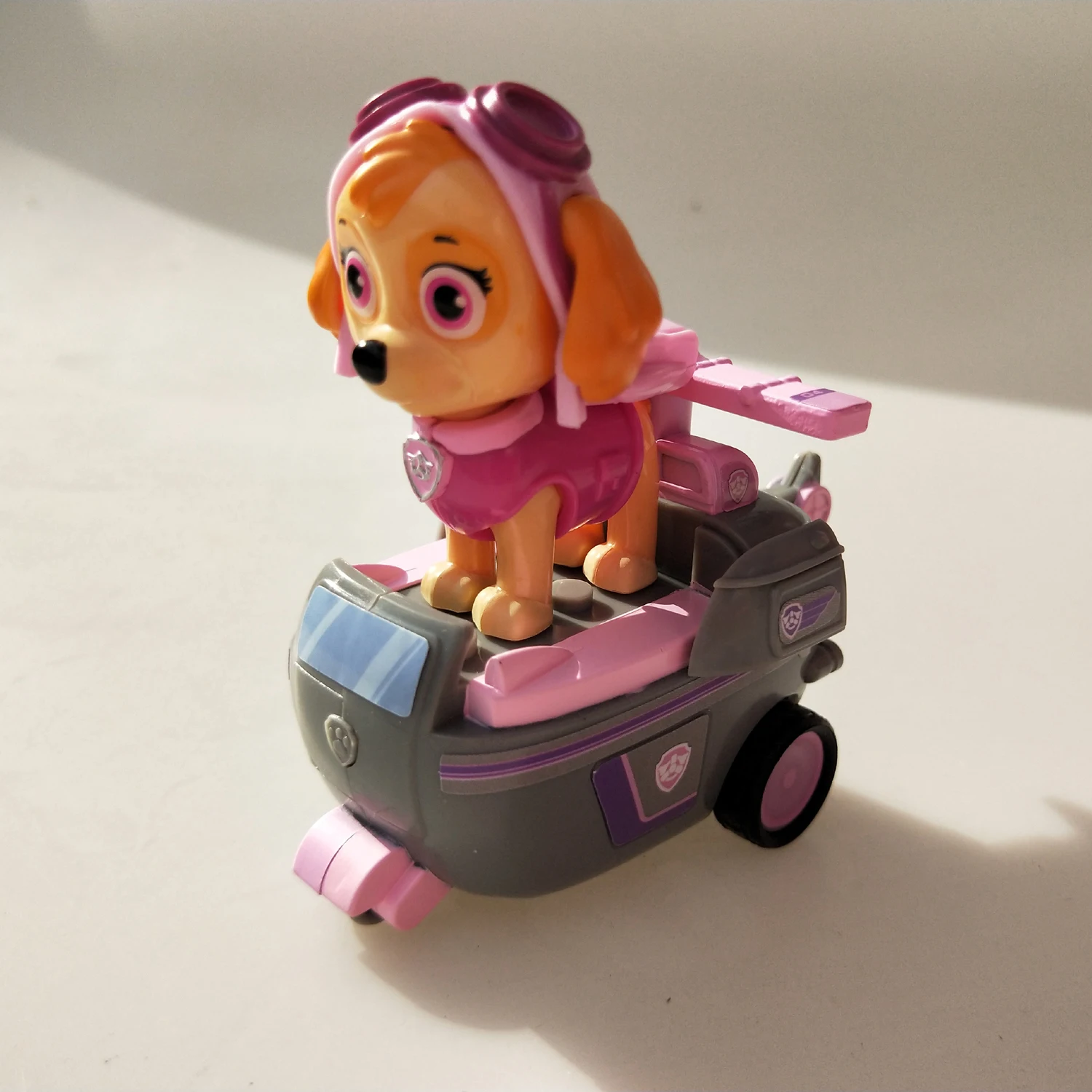 ของแท้ Paw Patrol รถ Chase Skye Marshall ดึงกลับรถยนต์ Playset Building Blocks Ryder รูปของเล่นเด็กของขวัญวันเกิด