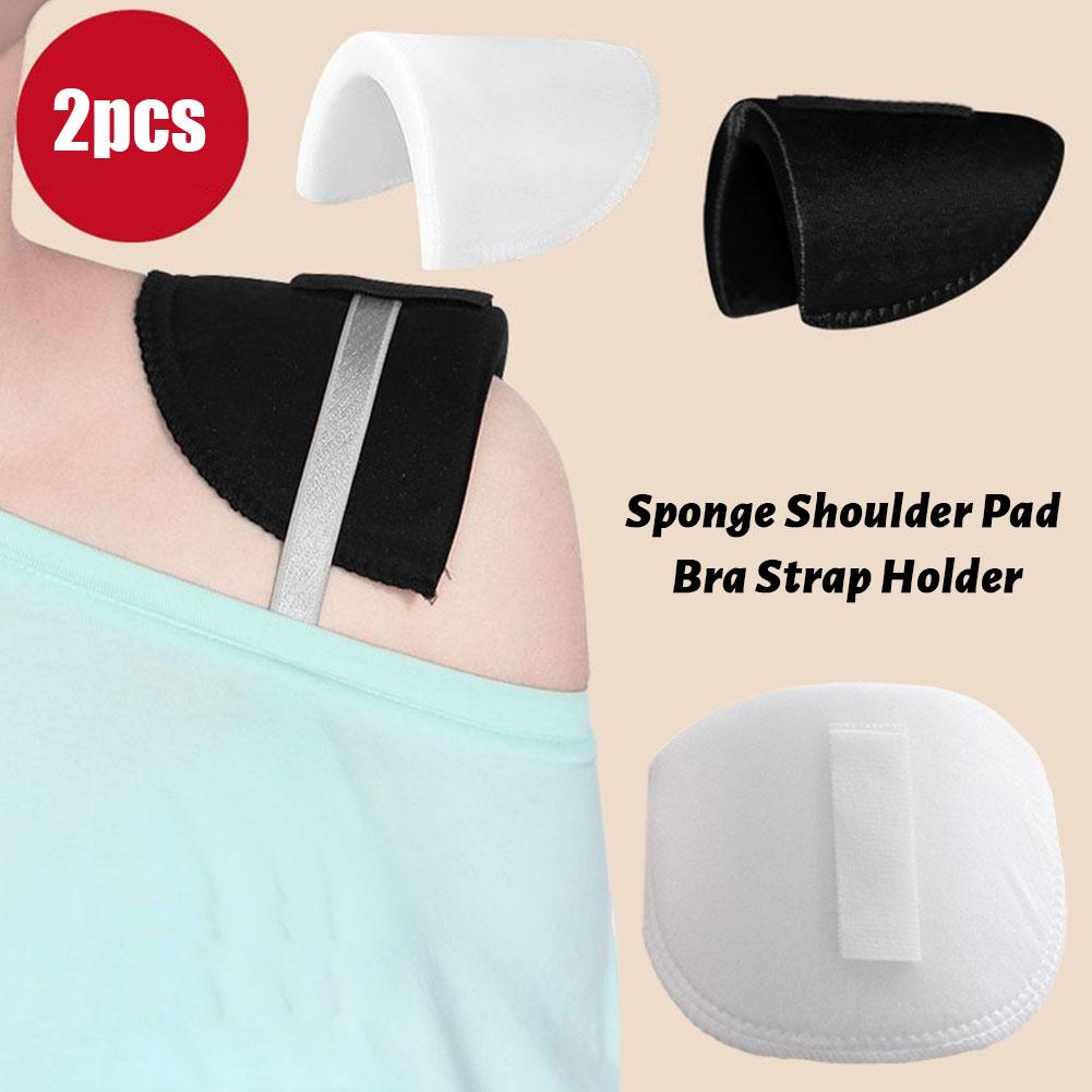 Suit Shoulder Pads Coat Anti-slip Shoulder Clothing Insert Shoulder Pads Sponge Thickened Shoulder Lining No-seam Removable J2W9