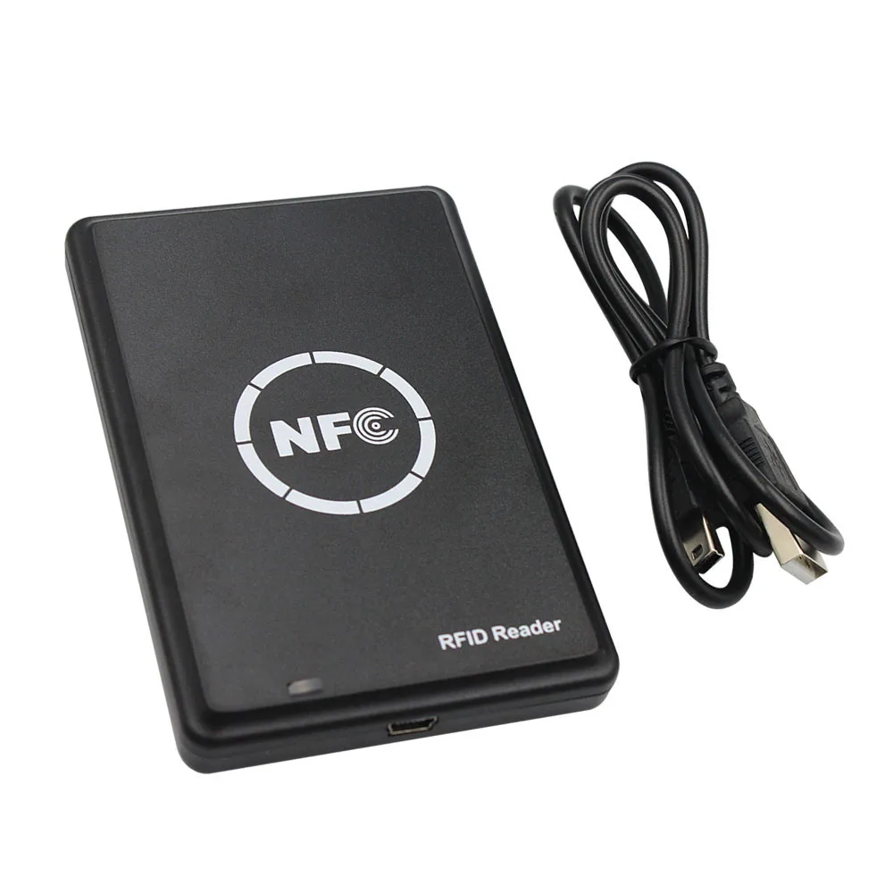 Frequências Múltiplas NFC Smart Card Reader, Gravador RFID, Copiadora Duplicadora, Fob USB, Cartão Chave Programador, Criptografia de Cópia, 125KHz, 13.56MHz