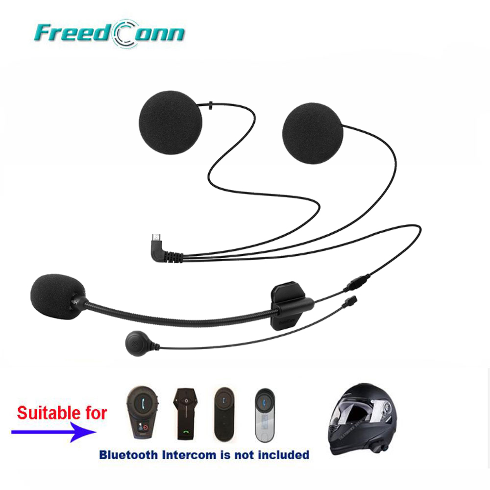Freedconn terno de fone de ouvido rígido para T-COM SC T-COMVB FDC-VB COLO TCOM-02 capacete interfone motocicleta acessórios