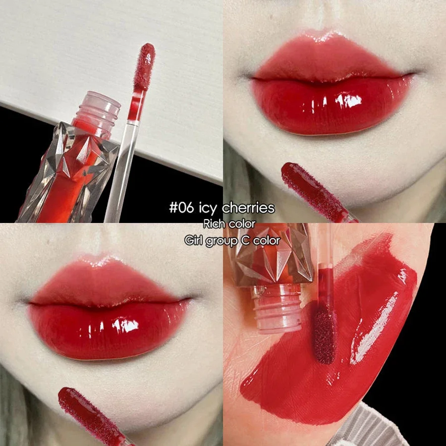 Lucidalabbra a specchio Lucidalabbra Rossetto liquido idratante per labbra Lucidalabbra schiarente e non sbiadito a lunga durata