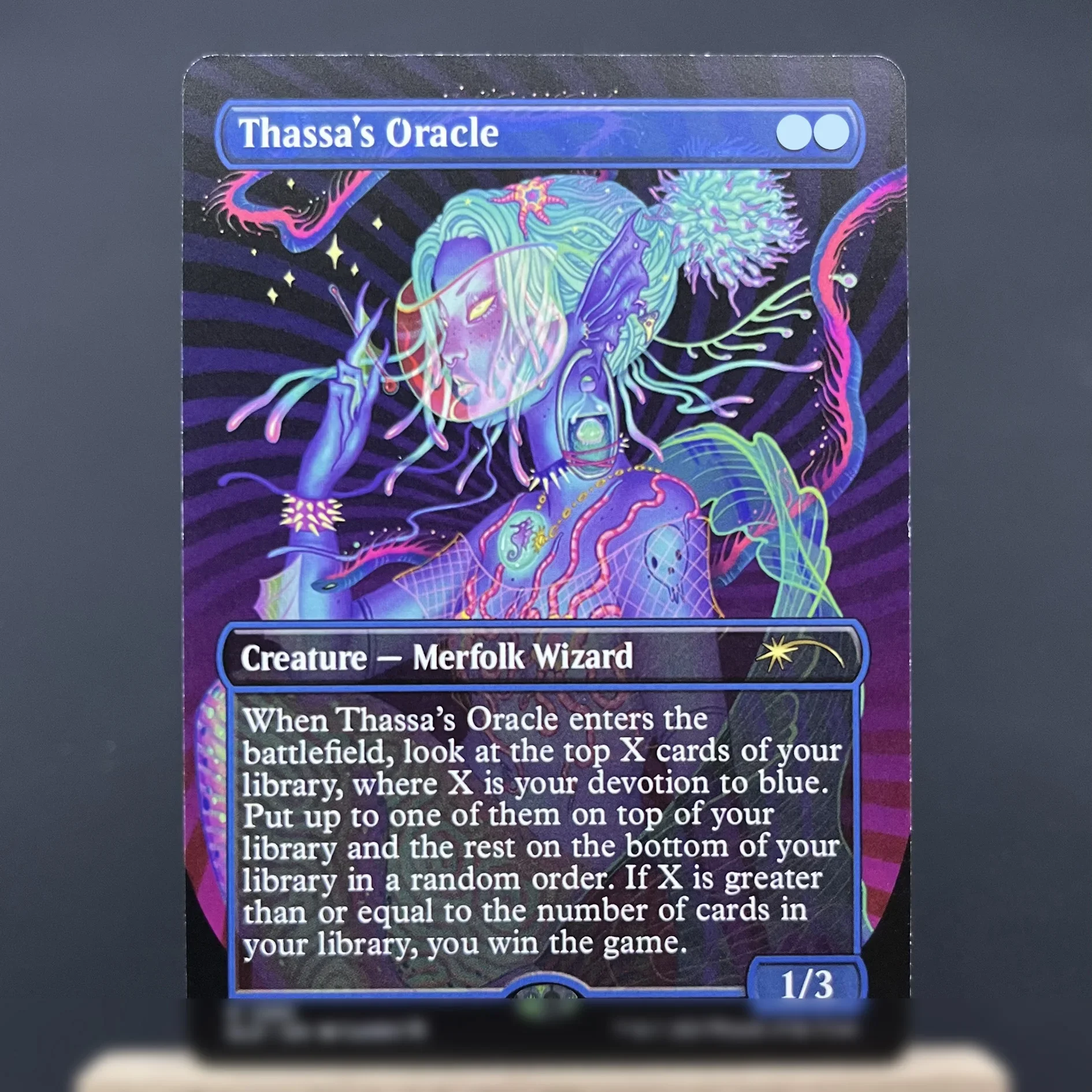 SLD HOLO2-I01 Tcg прокси-карты волшебный Lord of the Pit Th!) Oracle Dark Ritual Phyrexian Tower Mental Misstep Серебристый сбор