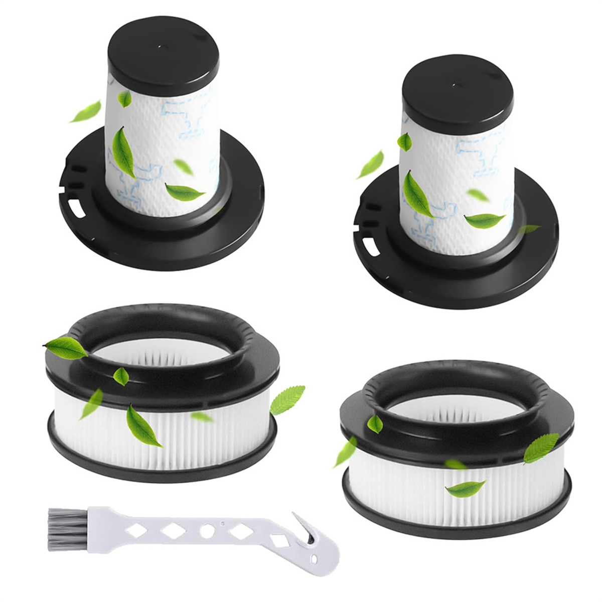 BABQ Filtros de repuesto para aspiradoras Rowenta X-Force Flex 11.60 12.60 14.60 15.60 RH98xx RH99xx