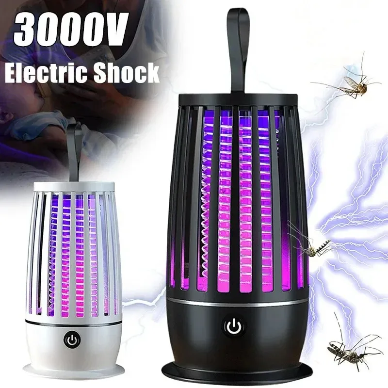 Mata mosquitos electrónico portátil, lámpara antimosquitos, máquina repelente de mosquitos, exterminador eléctrico de insectos
