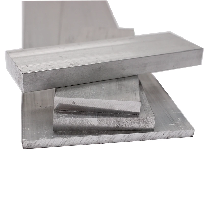 Striscia di piastra a barra piatta in alluminio Lamiera di metallo in lega di alluminio Blocco CNC Mulino solido Stock 6061