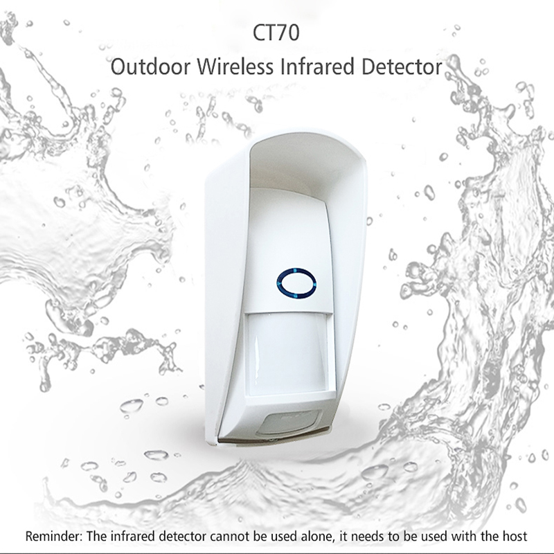 Staniot 433Mhz Mini Detector de movimiento PIR para exteriores hogar inteligente Sensor de alarma antirrobo de seguridad del cuerpo humano infrarrojo 110 °   con a prueba de mascotas