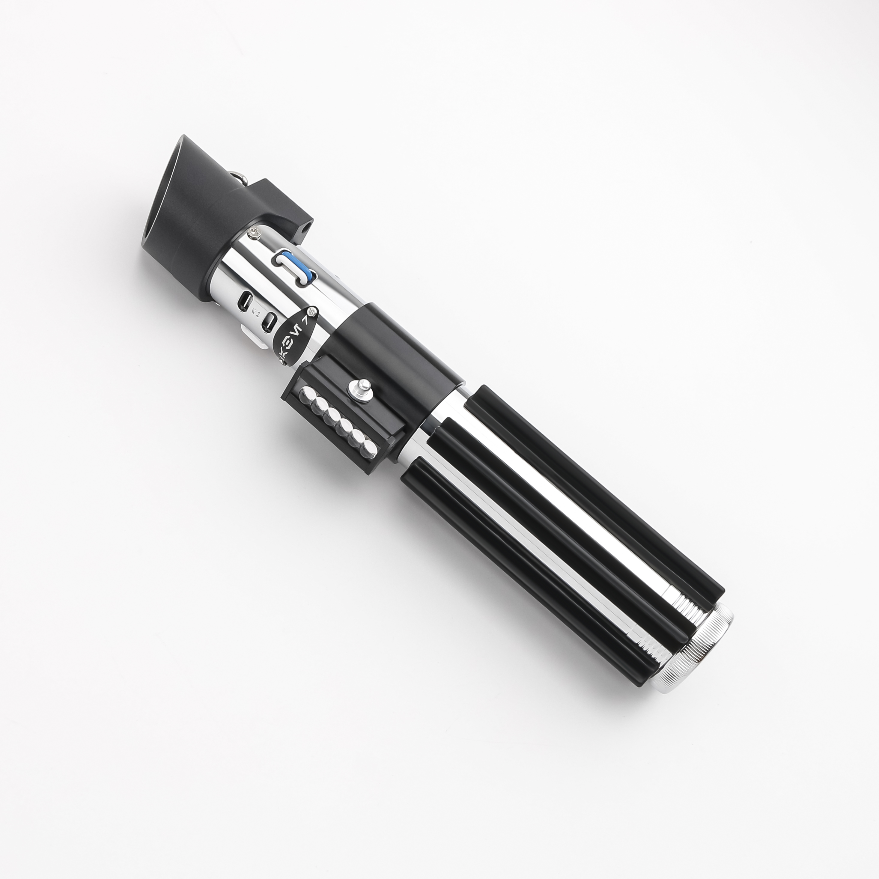 TXQSABER Lichtschwert Neopixel Smooth Swing Laserschwert Metallgriff LED-Streifen Klinge Jedi Cosplay Weihnachtsgeschenk Vader Replik