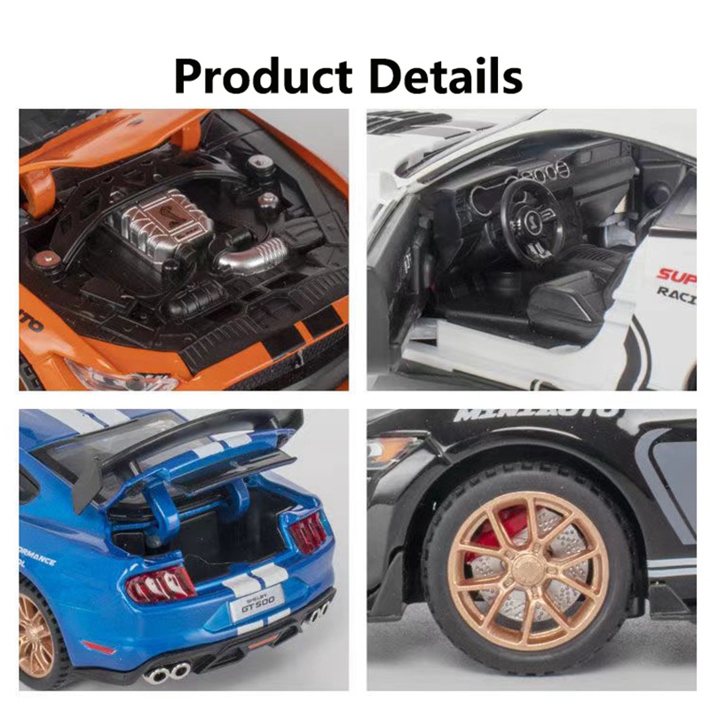 1:32 FM GT500 Supercar Modelo de Corrida Carro Toy Boy Diecast Metal Veículo One Piece Hot Wheels Rápido e Furioso Coleção Premium