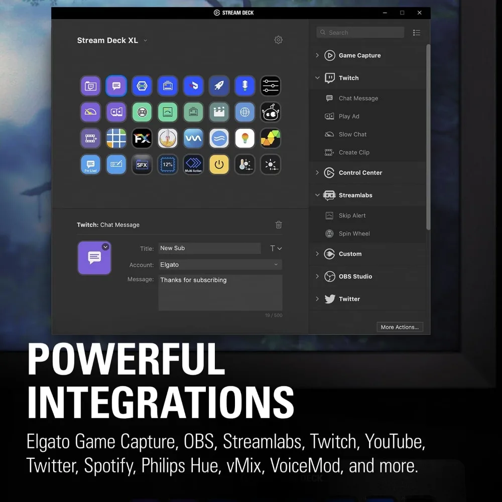 Advanced Studio Controller  32 macro keys  trigger actions in apps and software likeTwitch  YouTube and more
