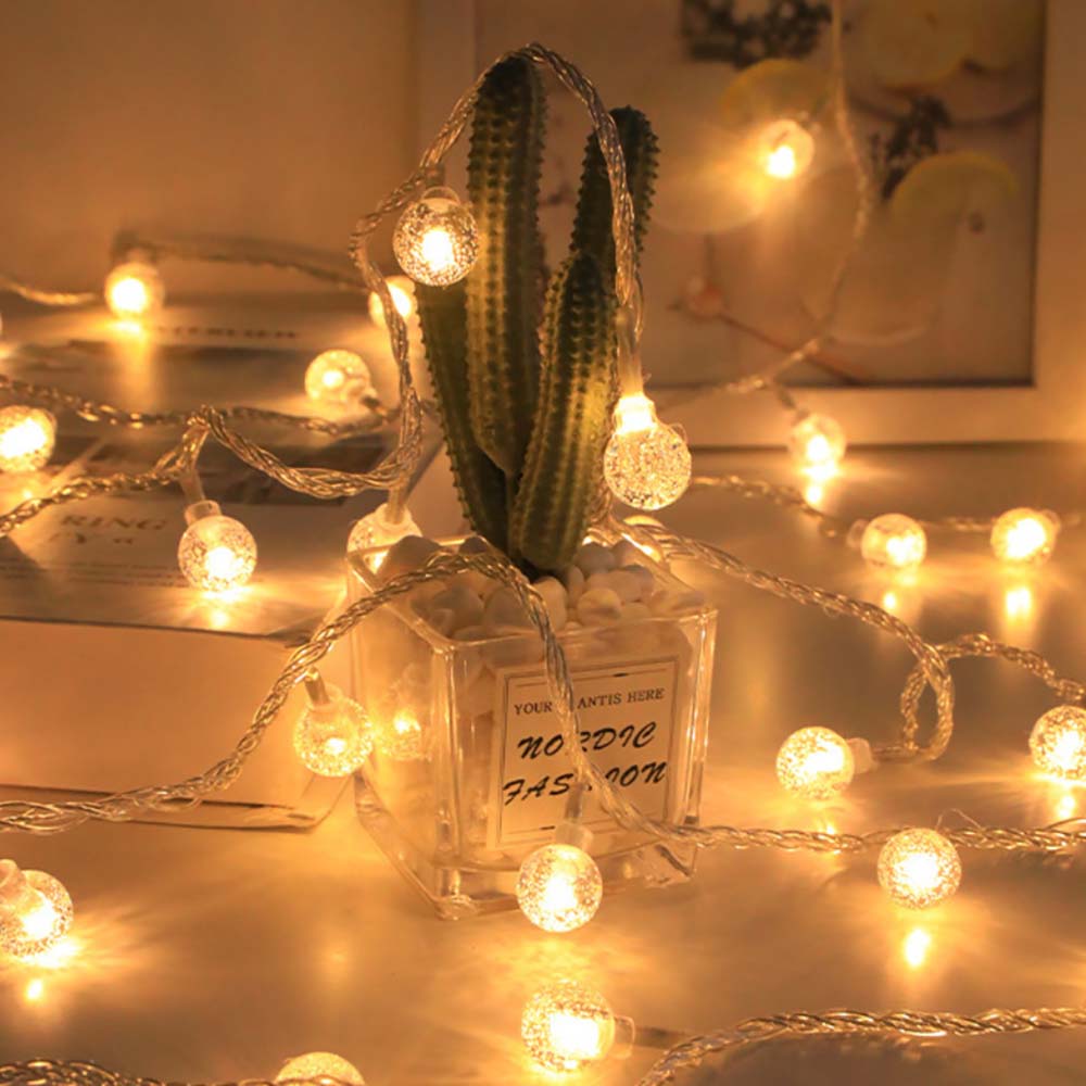 TARKA Camping 6M USB/Battery LED String Lights Power Ball Outdoor Picnic Waterproof  Lights Camping Supplies Garden Fairy Light