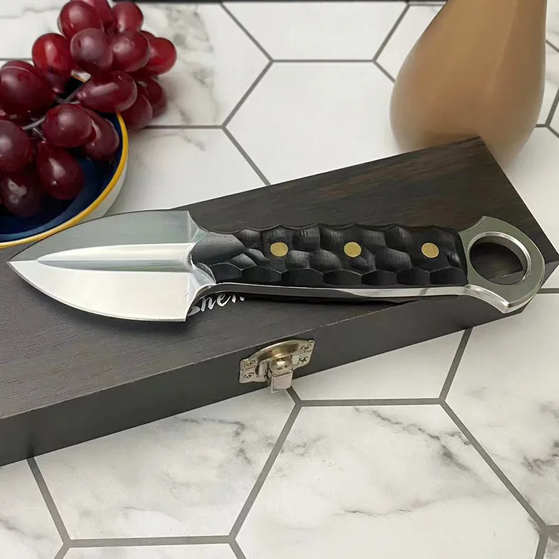 1PC Outdoor Mini Mountaineering Wild Fishing Specialized Shovel Steel Solid Wood Handle Small Shovel Tools