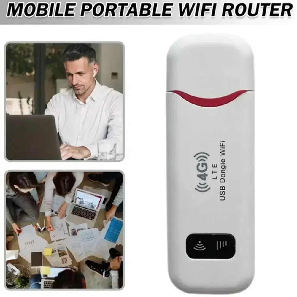 4G LTE Wireless USB Dongle Mobile Broadband 150Mbps Modem Stick 4G Sim Card Wireless Router Home Office Wireless WiFi Adapter