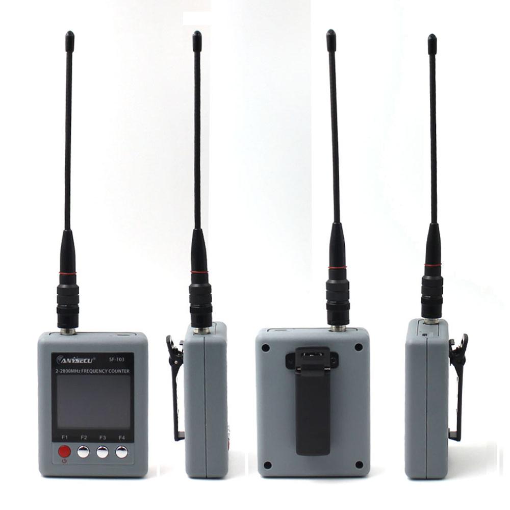 ANYSECU SF-103 compteur de fréquence 2MHz-2800MHz CTCSS/DCS compteur de fréquence 2Gen pour émetteur-récepteur Radio bidirectionnel Portable DMR et analogique