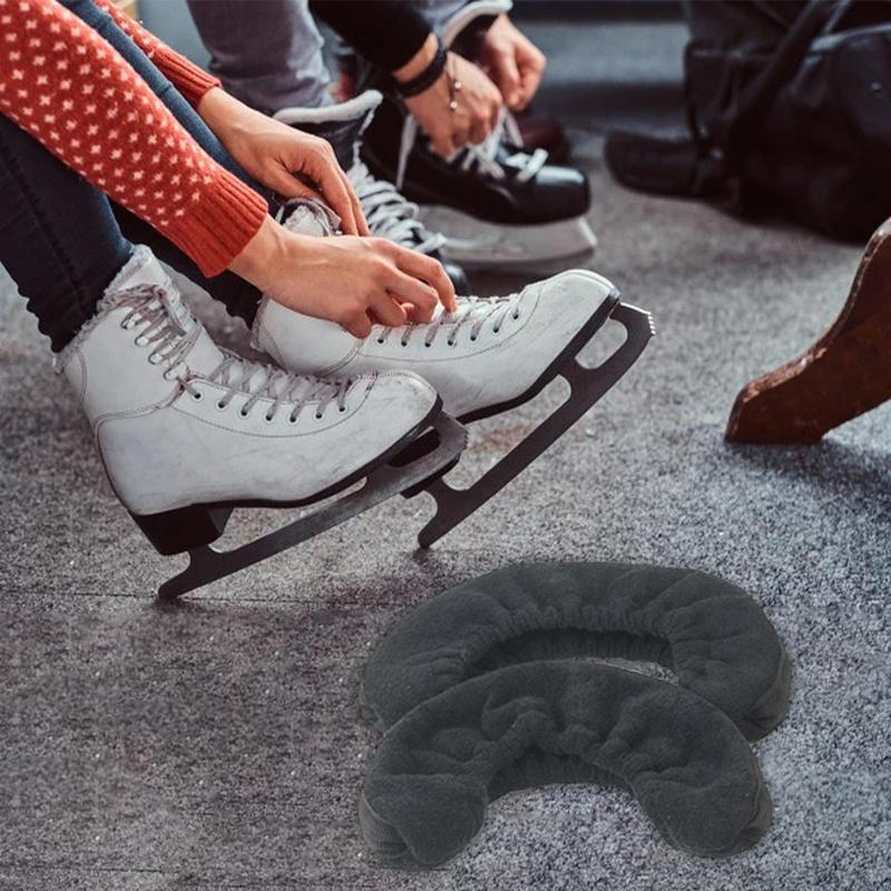 1 คู่สเก็ตน้ําแข็งฝาครอบฮอกกี้สเก็ต Guards Blade Guards สําหรับฮอกกี้สเก็ตสเก็ตสเก็ตน้ําแข็งสเก็ต Soakers ใบมีดฝาครอบ