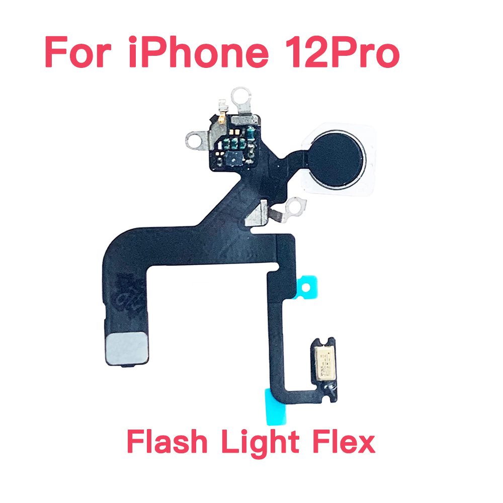 フラッシュライト マイク付き フレックスケーブル交換用 iPhone 12 13 Mini Pro Max LEDライト