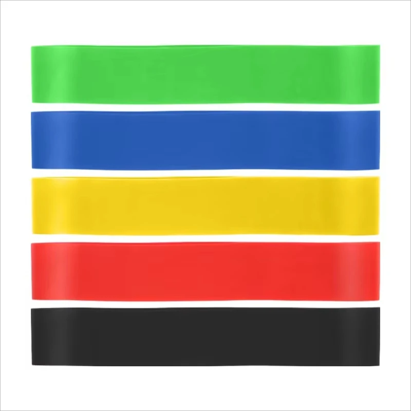 5 uds bandas de resistencia Tpe conjunto de Fitness bucle de goma entrenamiento de fuerza expansor Yoga equipo de gimnasio elástico portátil Pilates
