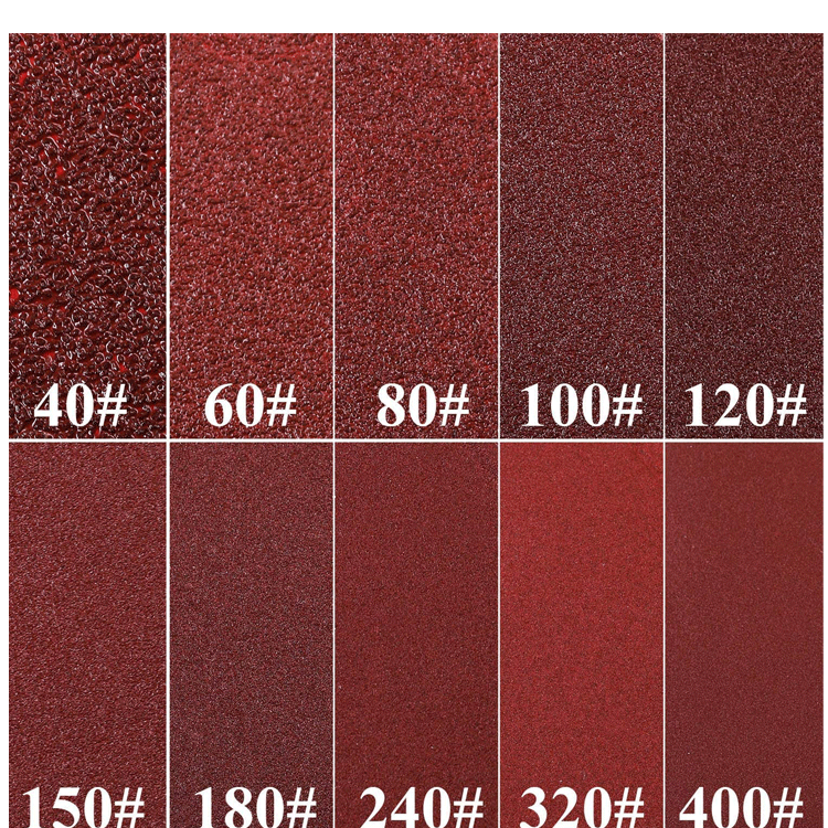 木材、家具、金属、自動車研磨、4穴サンドペーパー用のサンディングディスク、80〜2000グラム、95x170mm、10個