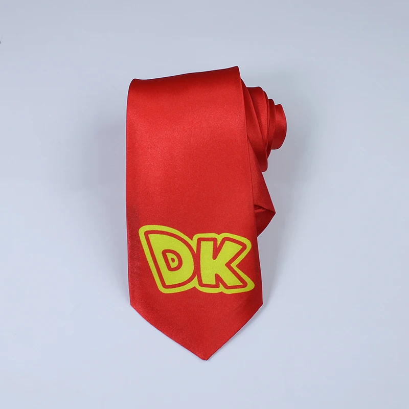 Cos Donkey Neck tie Kong Cosplay Neckband Accessori per costumi Film Peach Red Neckband Principessa Halloween Carnevale Party Suit