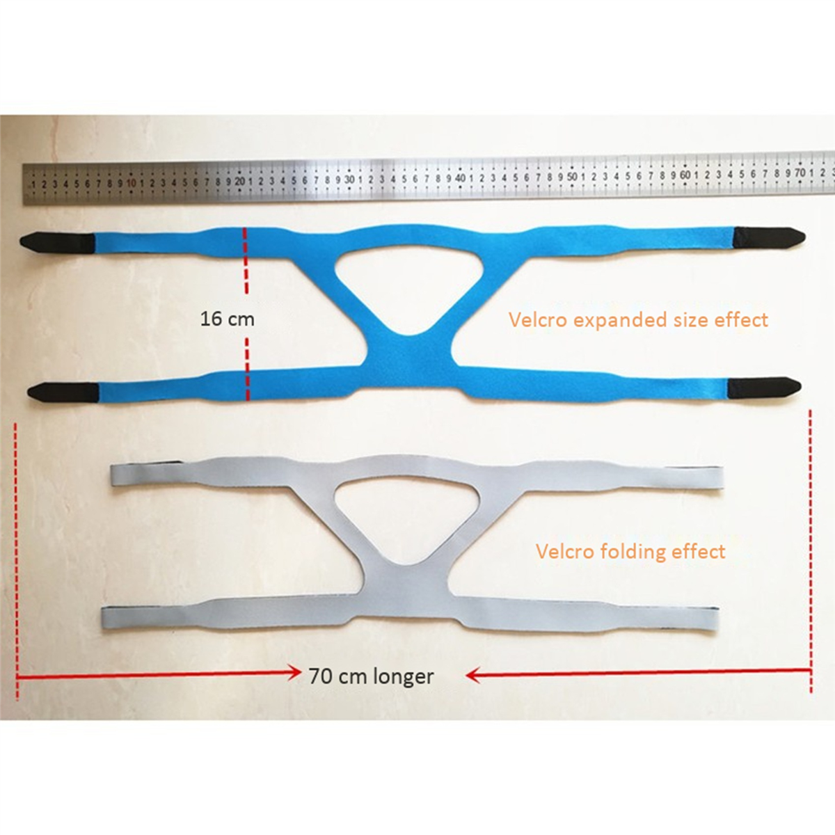 A71P 4X Universal Headgear Headband Ventilator Band Strap para CPAP