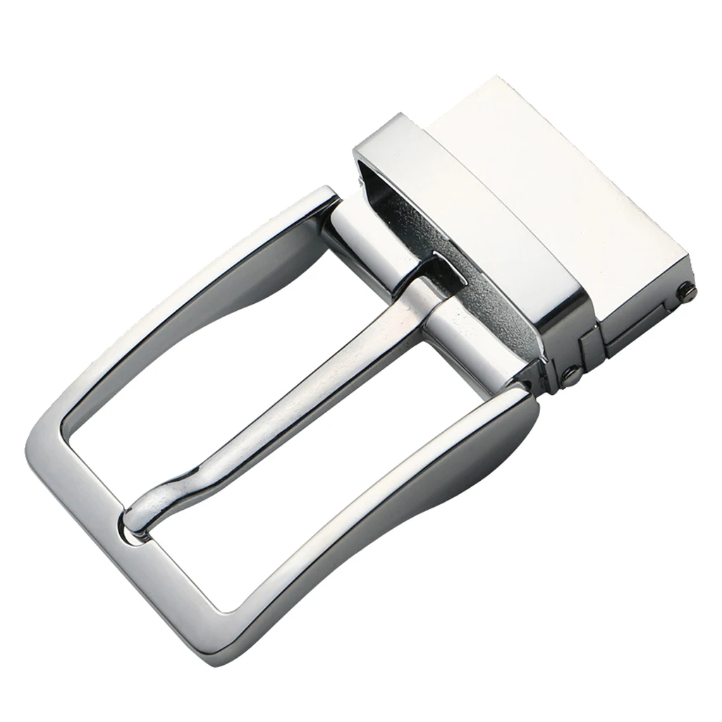 Reversible Belt Buckle for Men Single Square Belt Buckle Replacement