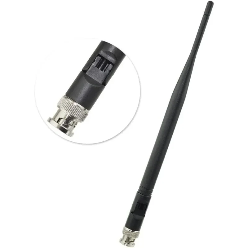Bezprzewodowa antena odbiornika mikrofonu BNC męska UHF 400 MHz-900 MHz do zdalnego cyfrowego odbiornika mikrofonu audio Tuner UHF Ham Radio