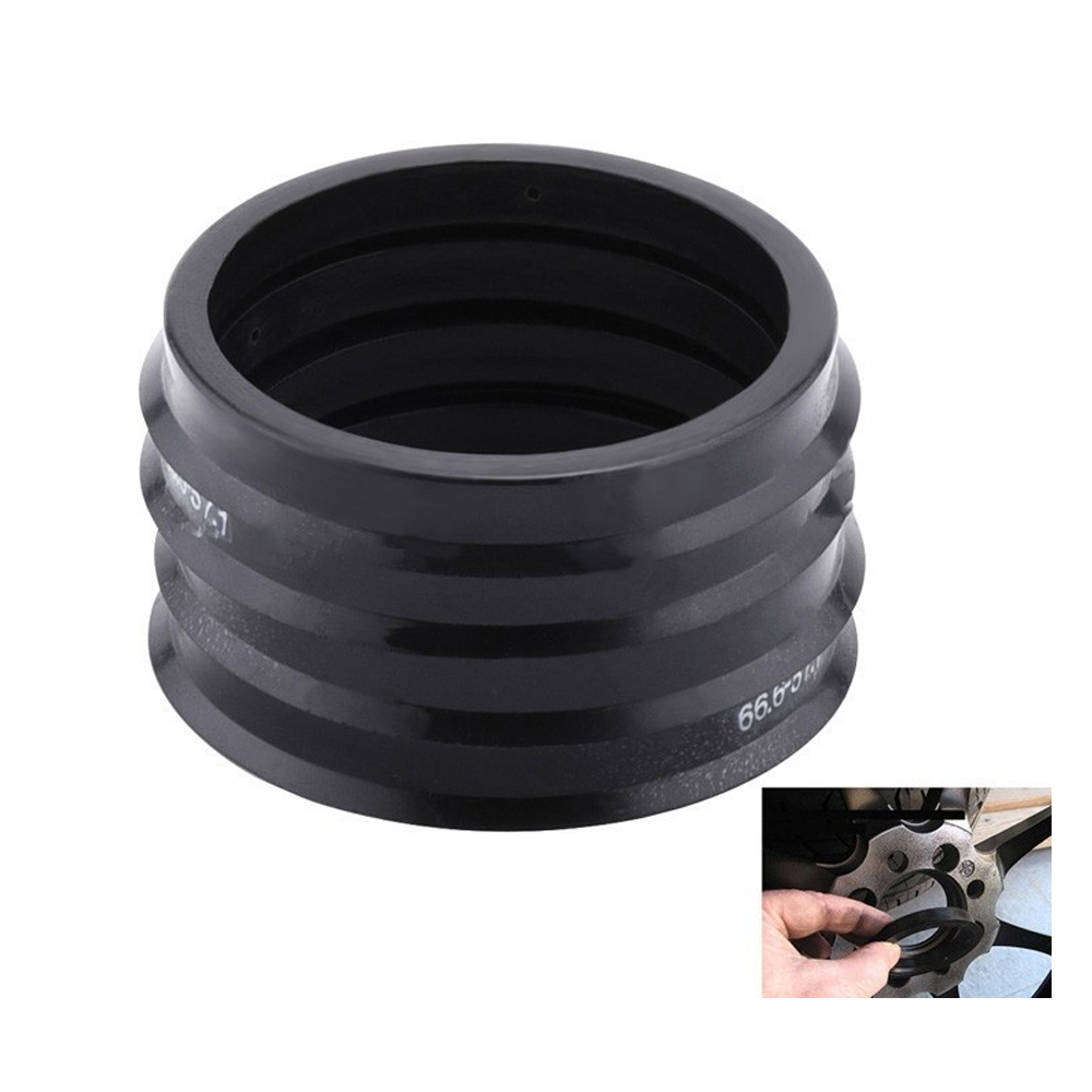 4 unids/set accesorios de coche anillo centrado de cubo de rueda de plástico 73,1 a 67,1 anillo de cubo de rueda OD = 73,1mm ID = 67,1mm anillo central de rueda