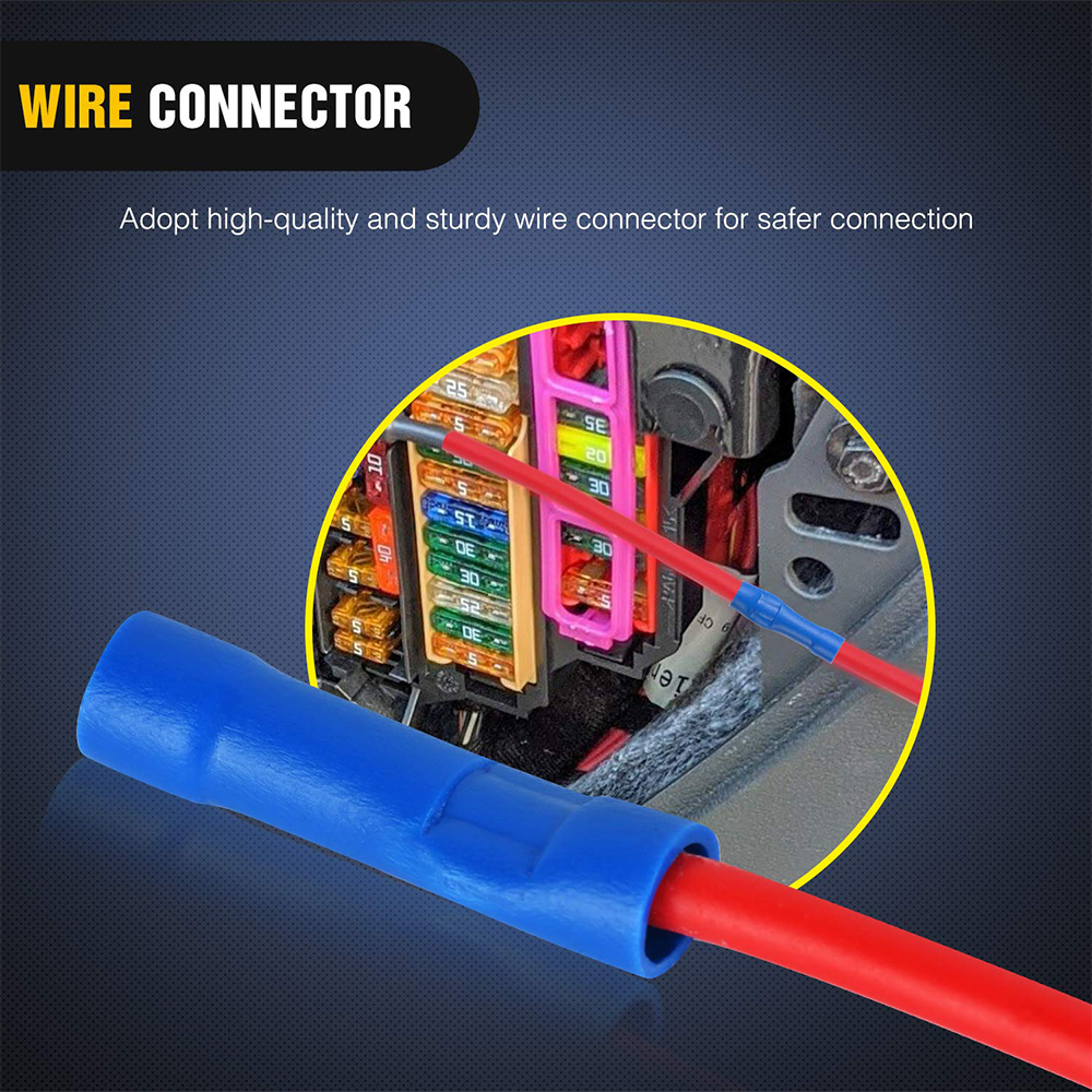 12pçs suporte de fusível tipo 3, adaptador de torneira de circuito add-a e kit de fusíveis micro mini pequeno médio atm apm ato atc com fusível de carro de lâmina 12v 10a