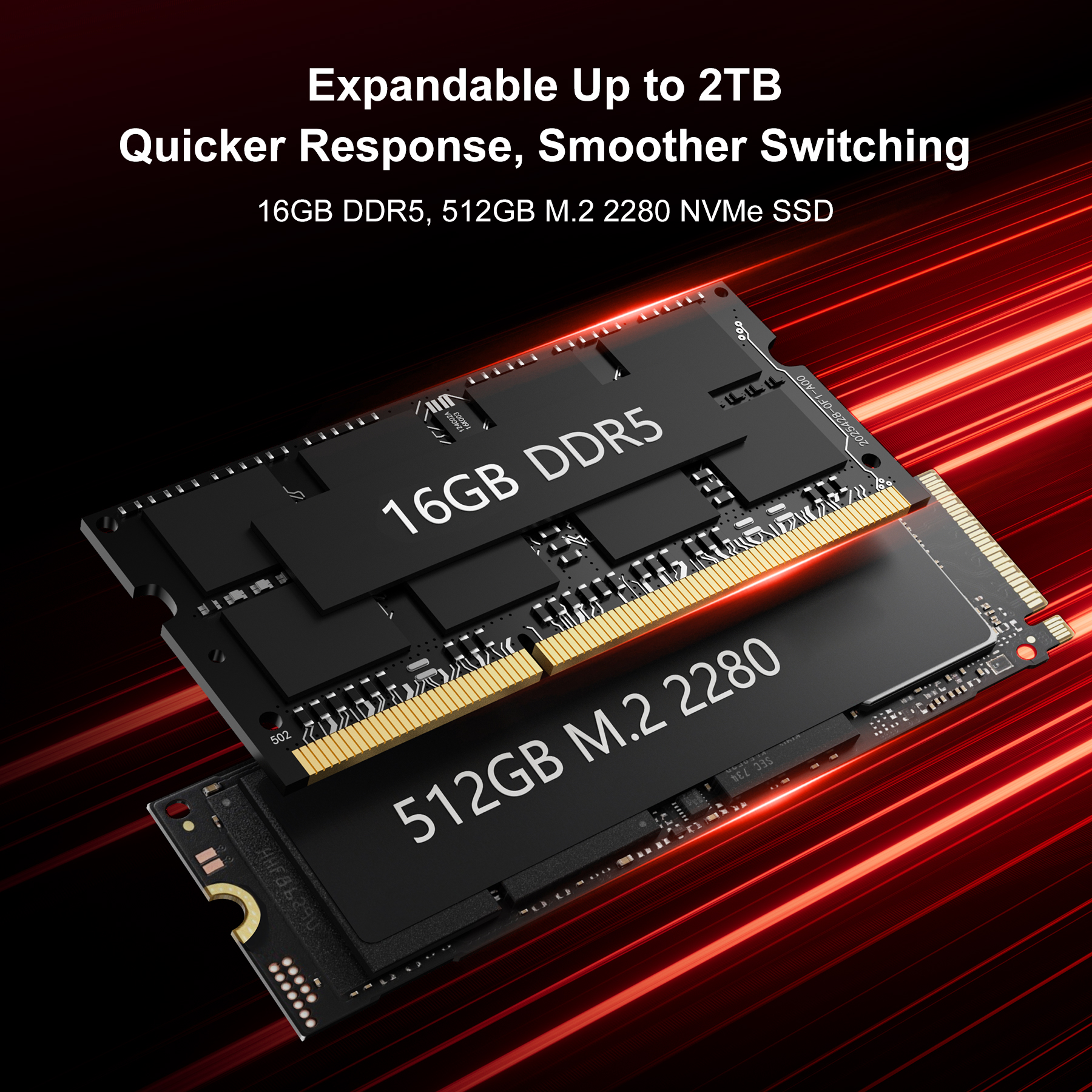 Firebat am02 mini pc und ryzen 5 6600h 16gb ddr5 ram 512gb ssd wifi6 bt 5,2 für arbeits spiele tragbarer desktop-MINI-PC computer