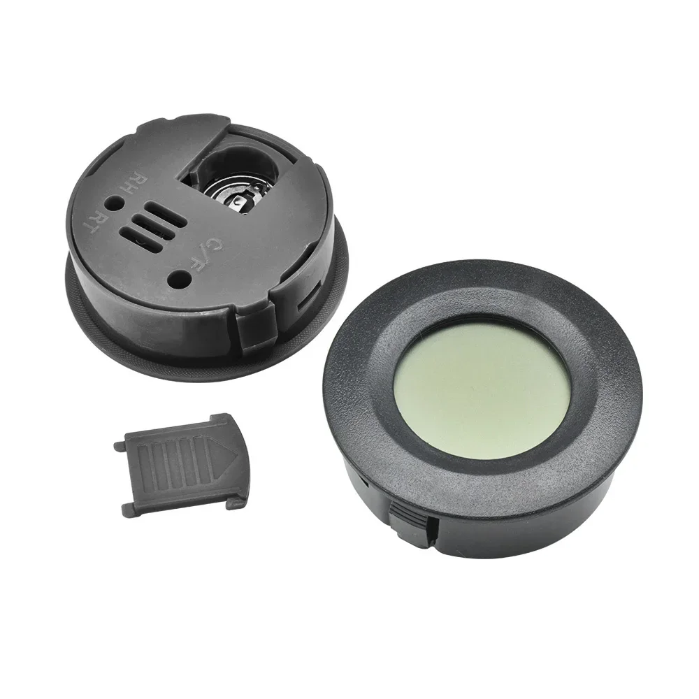 1 mini termómetro y higrómetro digital LCD -50 ° C a +70 ° Medidor de temperatura y humedad C para pruebas de frigorífico y congelador