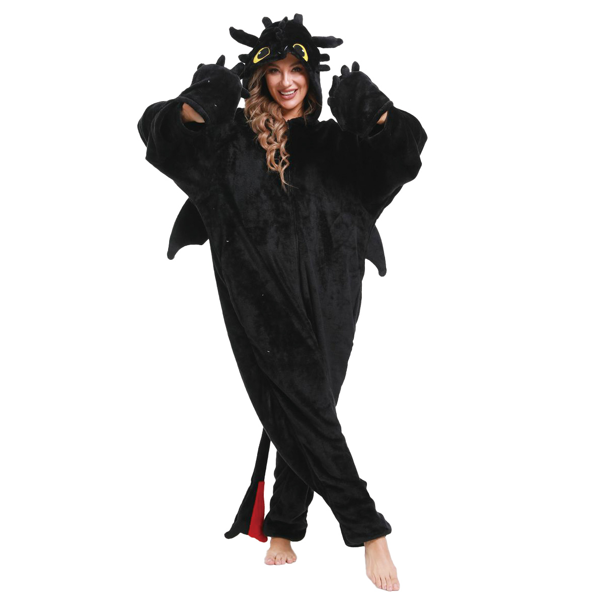Kigurumi pijama macacão desdentado adulto macacão animal pijama como treinar dragão desdentado pijama cosplay traje