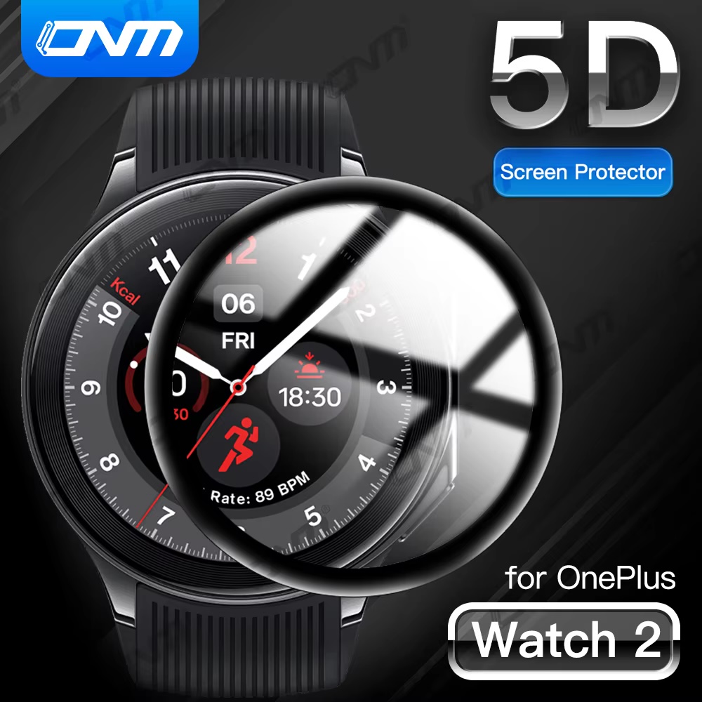 5D Protective Film for OnePlus Watch 2 Screen Protector Anti-scratch for OnePlus Watch2 Smartwatch Protector (Not Glass)