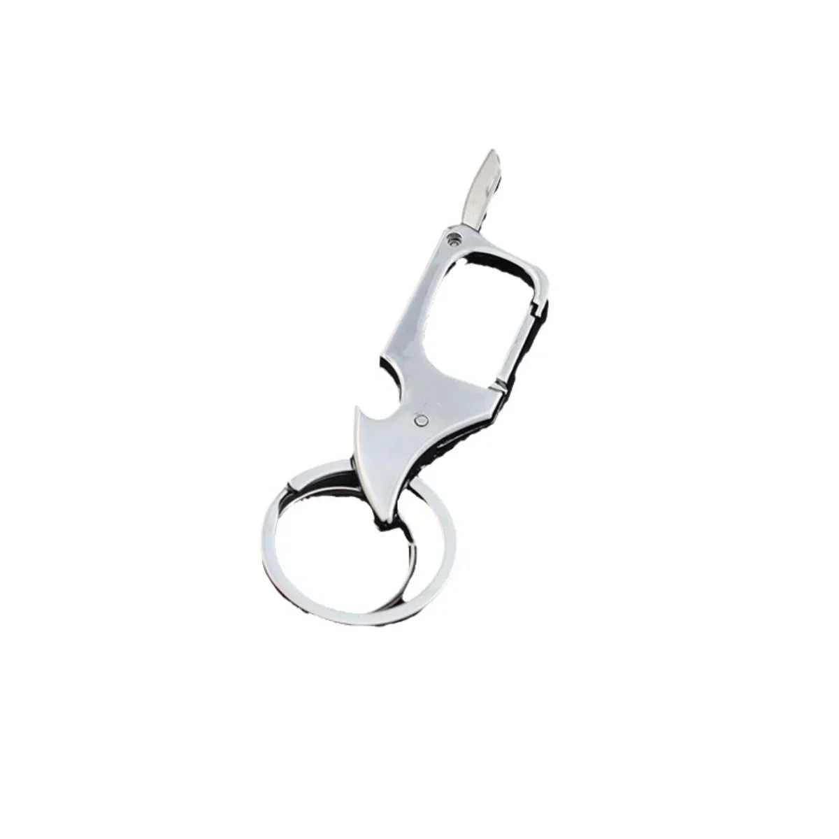 Men's Multifunctional Keychain Bottle Opener Anti-Lost Car Key Ring Creative Waist Hanging Design