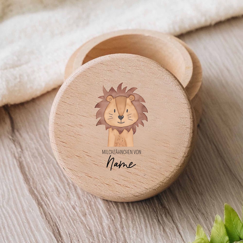 Personalisierte Name Baby Zahn Box Baby Geschenk Geburt personalisierte Jungen und Mädchen Holz Schmuckstück Kind Zahn Fee Box Taufe Geschenk